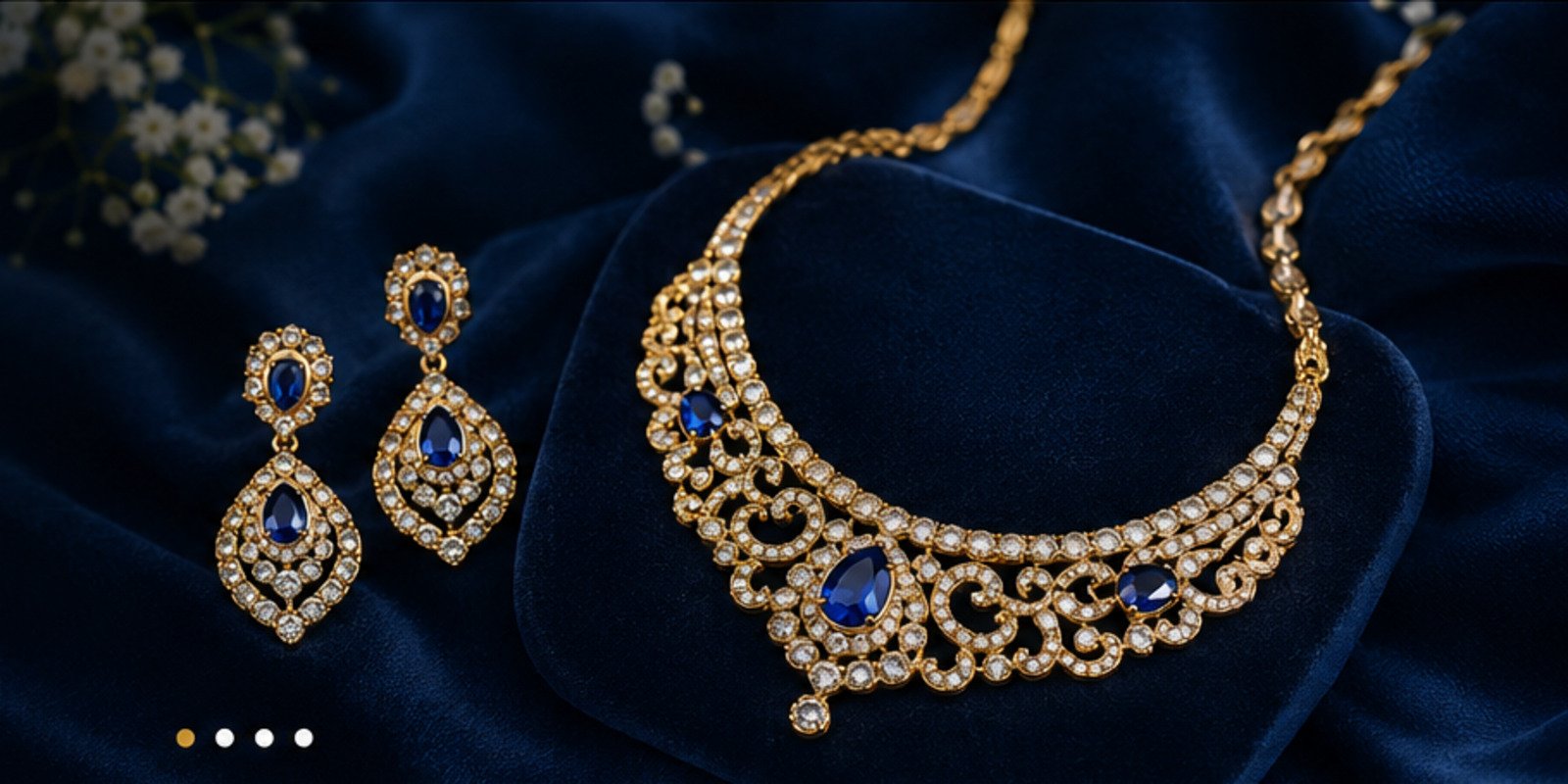Sapphire Statement Set